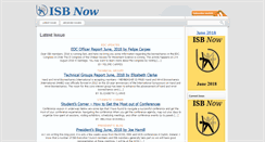 Desktop Screenshot of isbnow.isbweb.org
